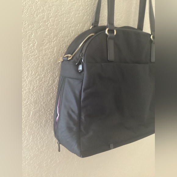 Lo & Sons Women's Laptop Bags Black Purple Lavender Large 13” - Picture 4 of 12